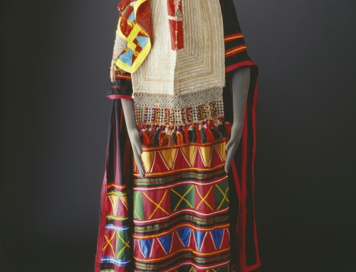 Rashaidah thobe with patchwork decoration